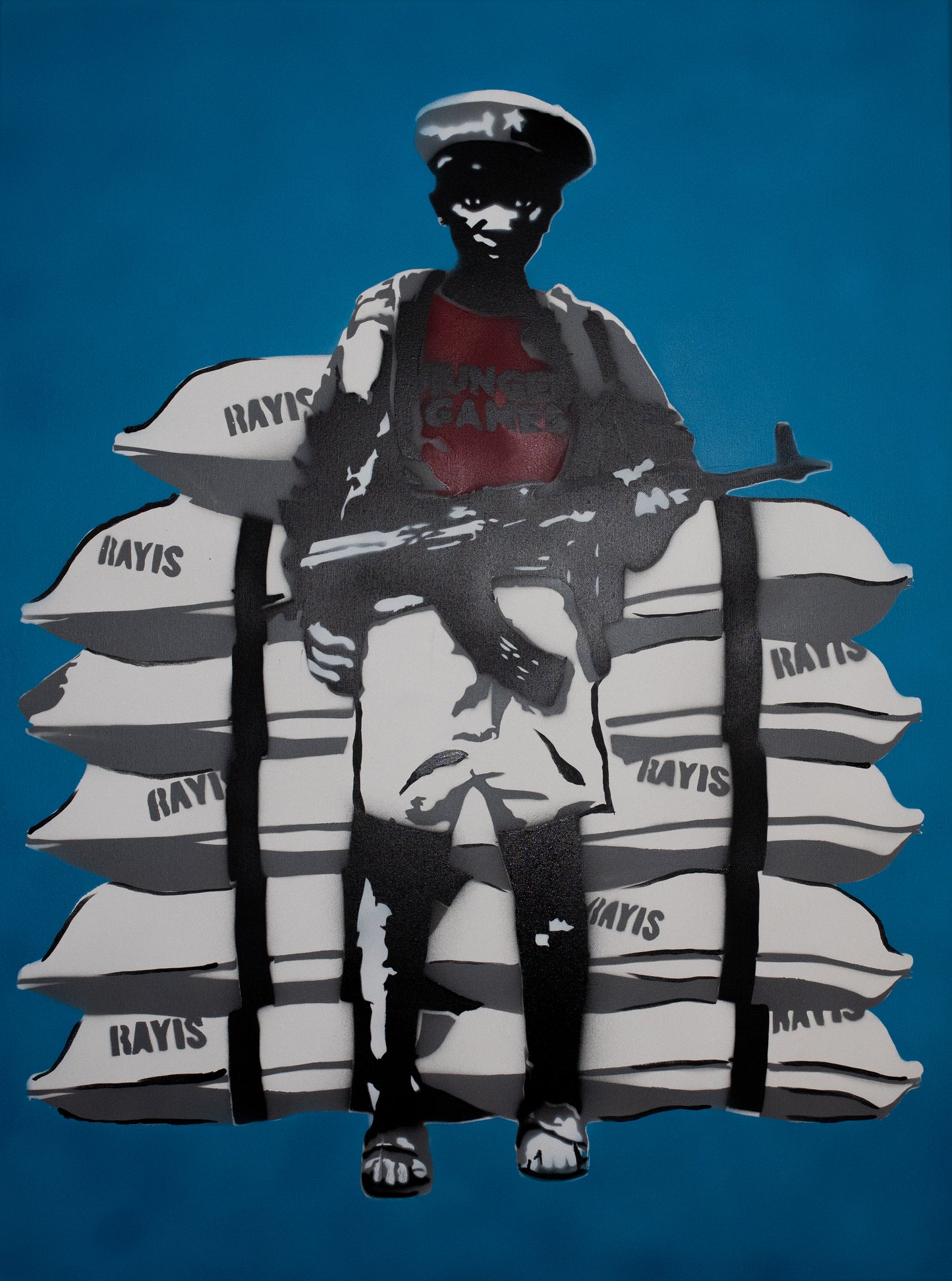 Original Artwork + Limited Edition Print "Abu, 11, Hunger Games I"