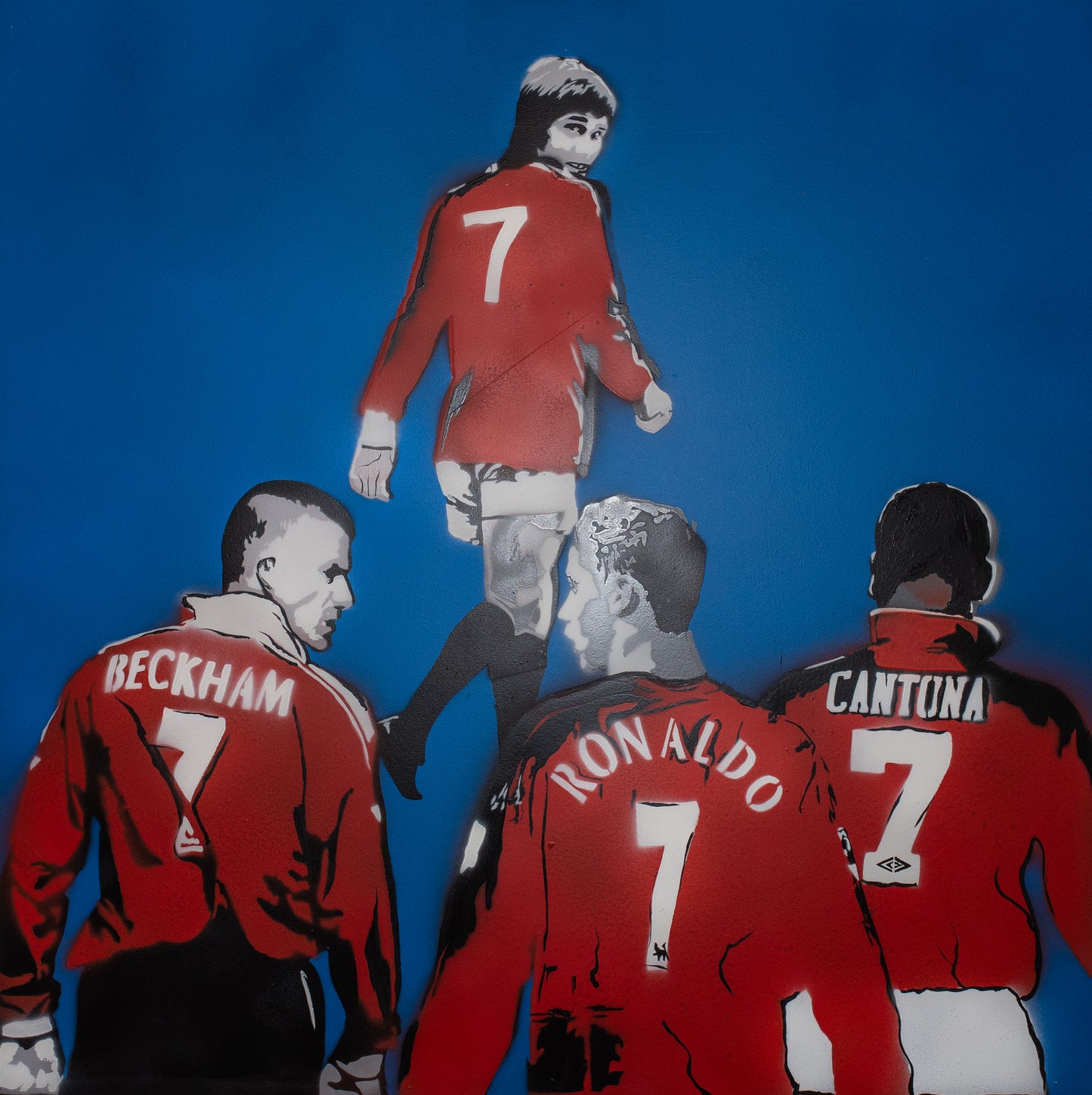 Original Artwork + Limited Edition Print 90cm "Lucky 7's"