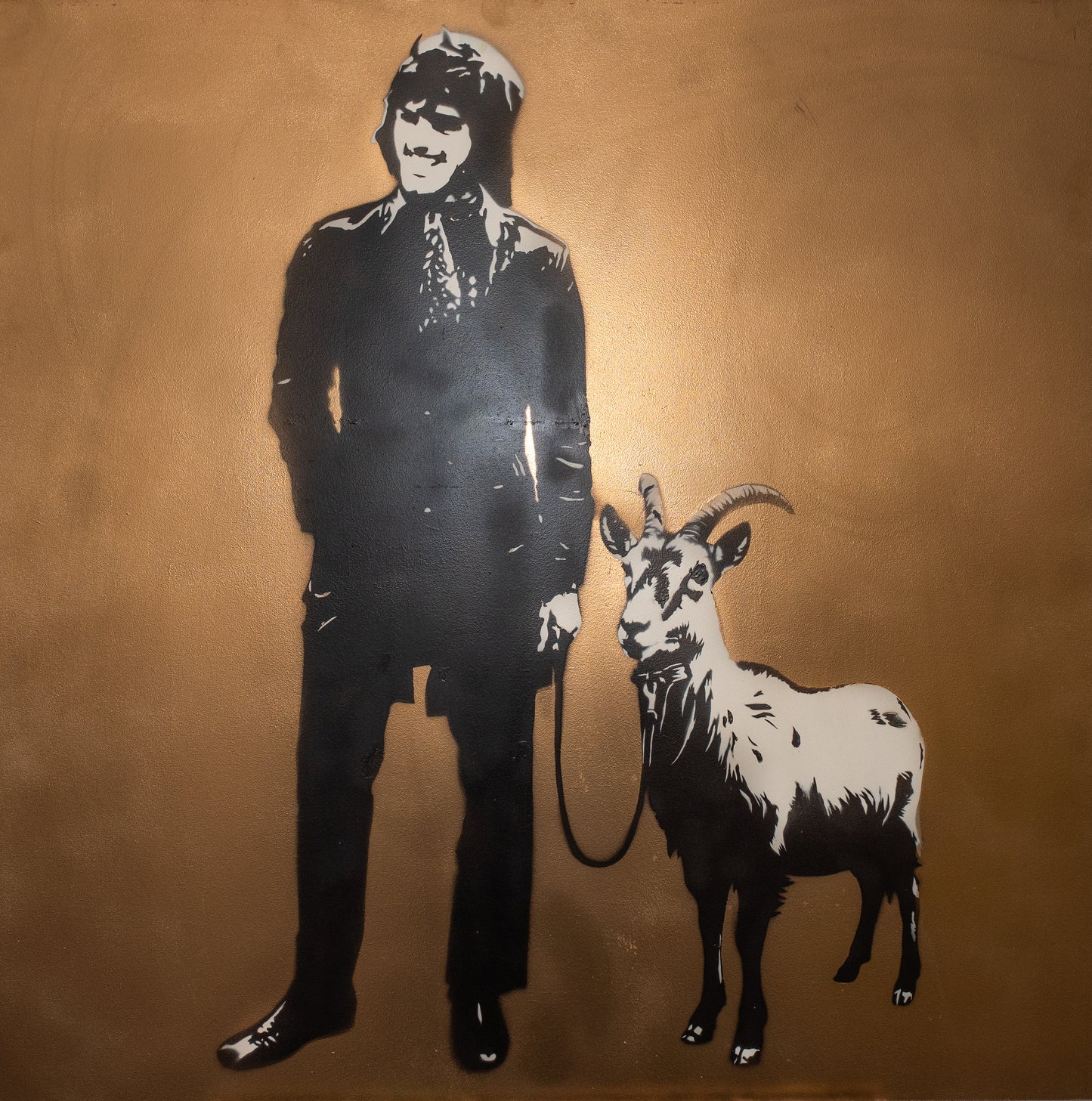 Original Artwork + Limited Edition Print 90cm "The G.O.A.T"
