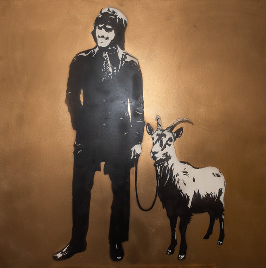Original Artwork + Limited Edition Print 90cm "The G.O.A.T"