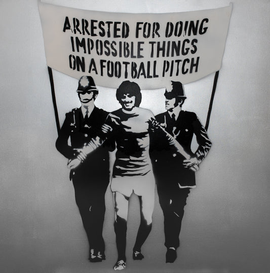 Original Artwork + Limited Edition Print 90cm "I Fought The Law"