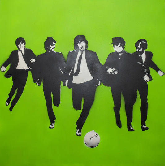 Original Artwork + Limited Edition Print 90cm "Fab Five"