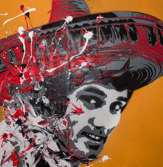 Original Artwork + Limited Edition Print 90cm "Sombrero"