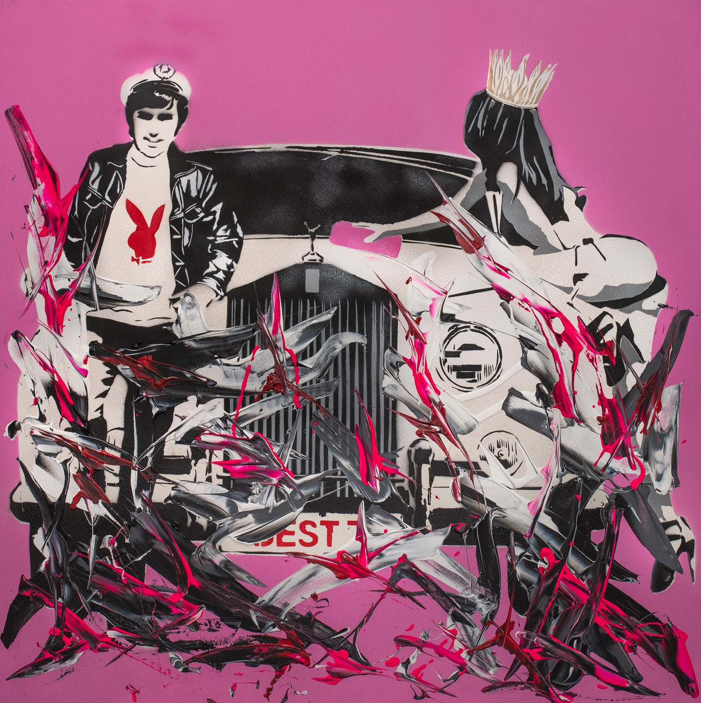 Original Artwork + Limited Edition Print 90cm "Playboy"