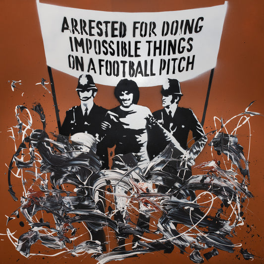 Original Artwork + Limited Edition Print 90cm "I Fought The Law"