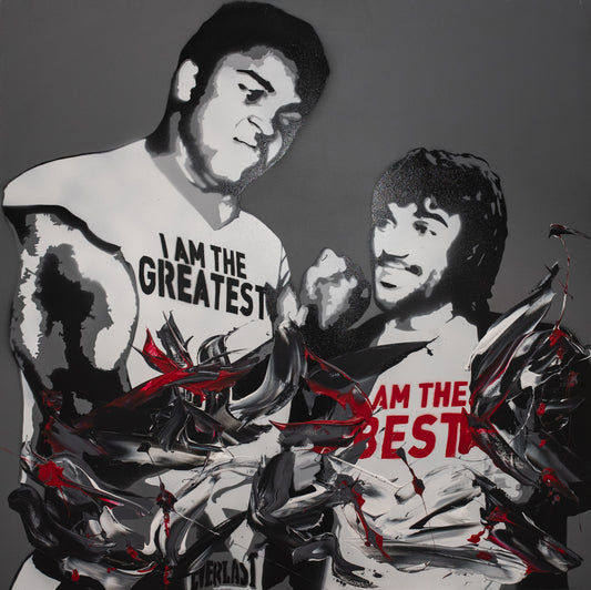 Original Artwork + Limited Edition Print 90cm "Ali Best"