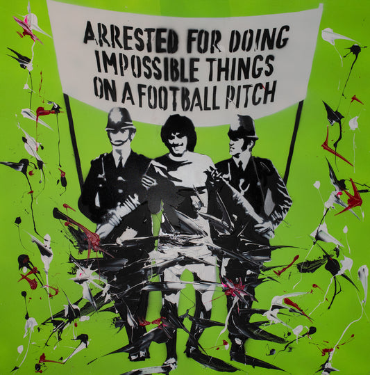 Original Artwork + Limited Edition Print 90cm "I Fought The Law"