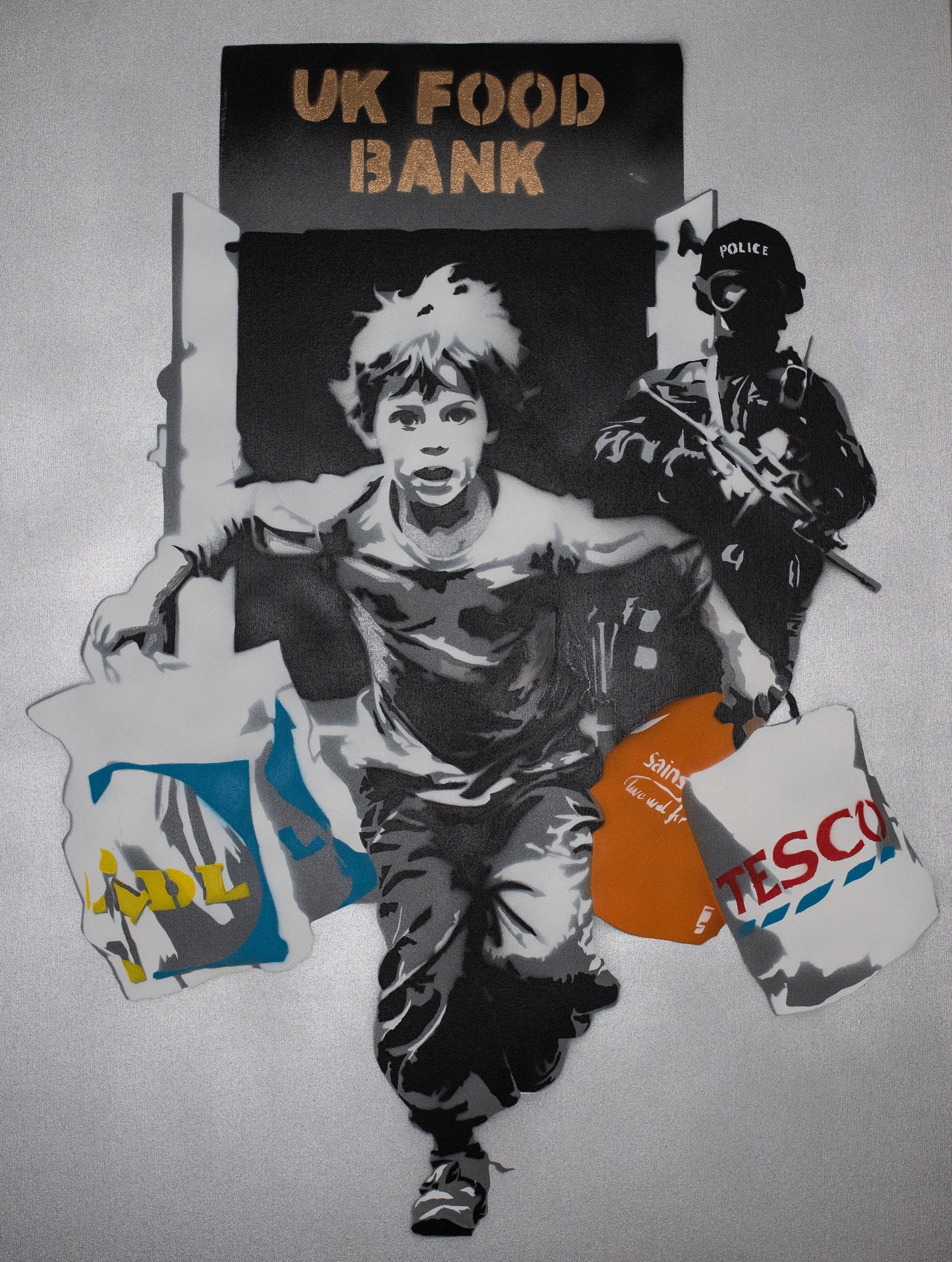 Original Artwork + Limited Edition Print "Carter, 8, Food Bank II"