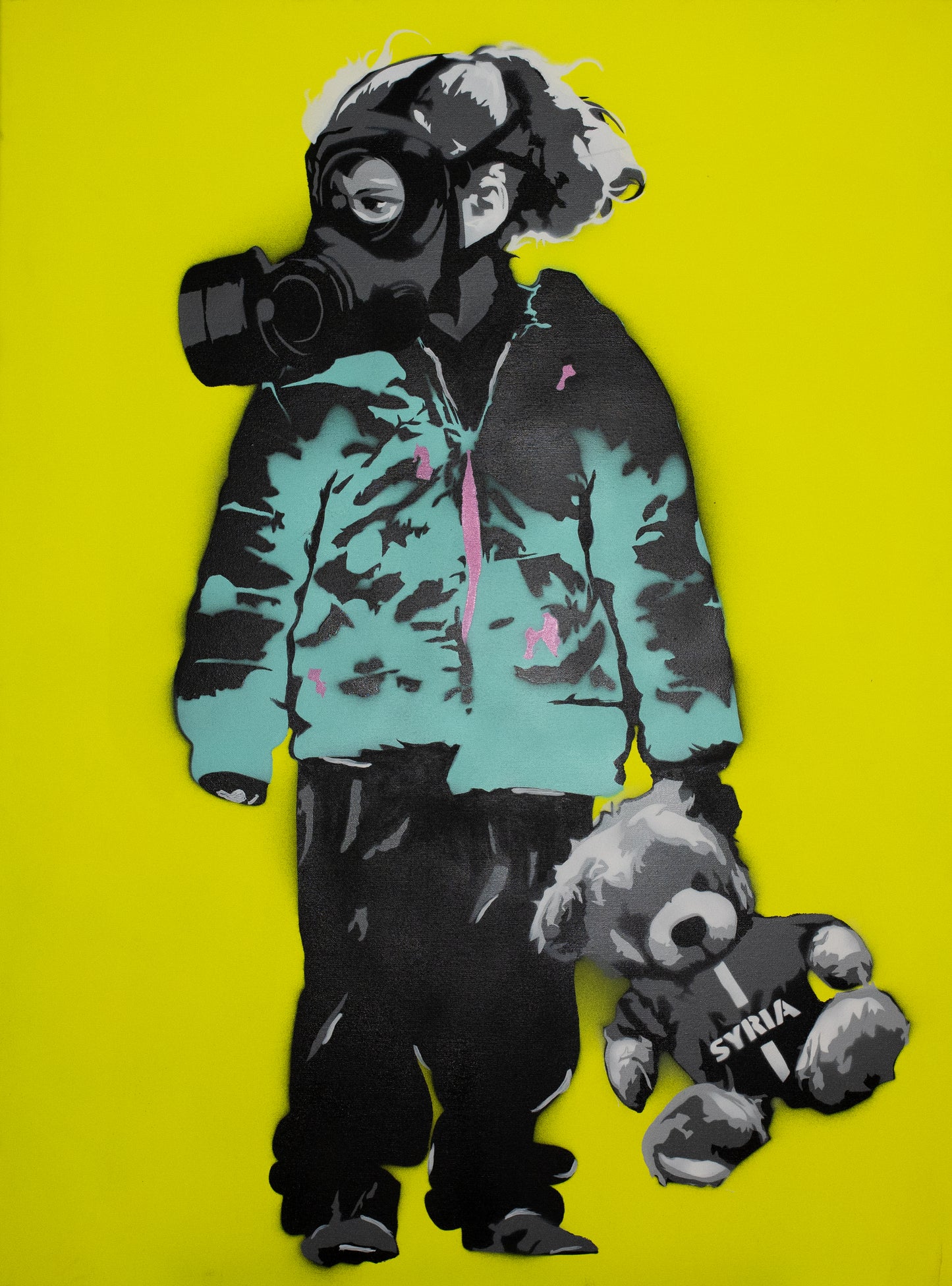 Original Artwork + Limited Edition Print "Amira, 7, Gas Attack III"