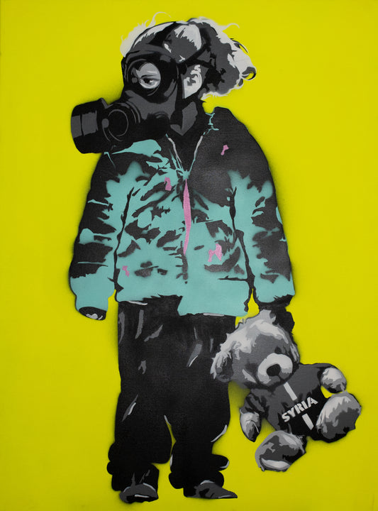 Original Artwork + Limited Edition Print "Amira, 7, Gas Attack III"