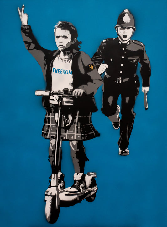 Original Artwork + Limited Edition Print "Freedom, 10, Angus I"