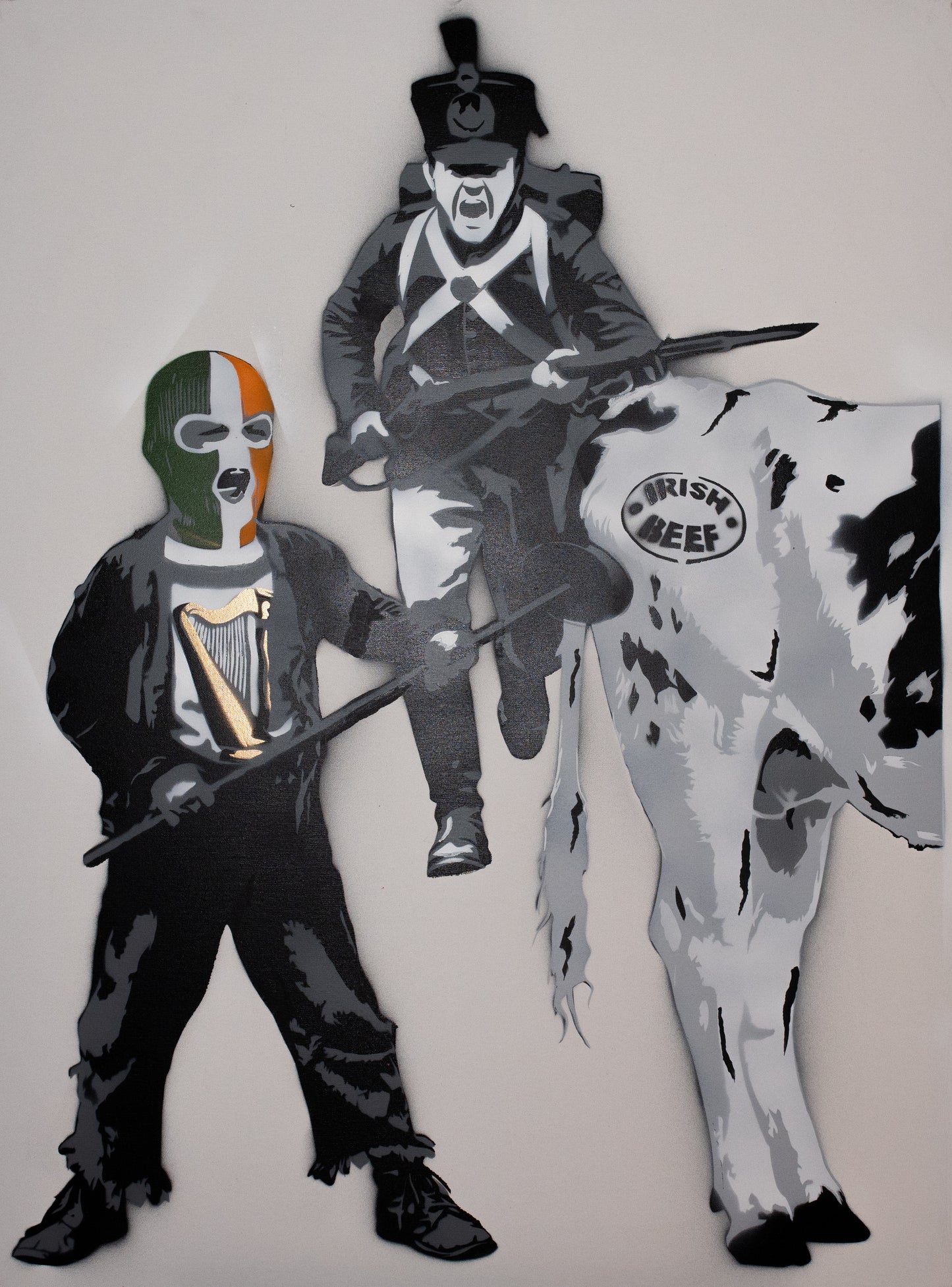 Original Artwork + Limited Edition Print "Fintan, 7, Irish Beef III"