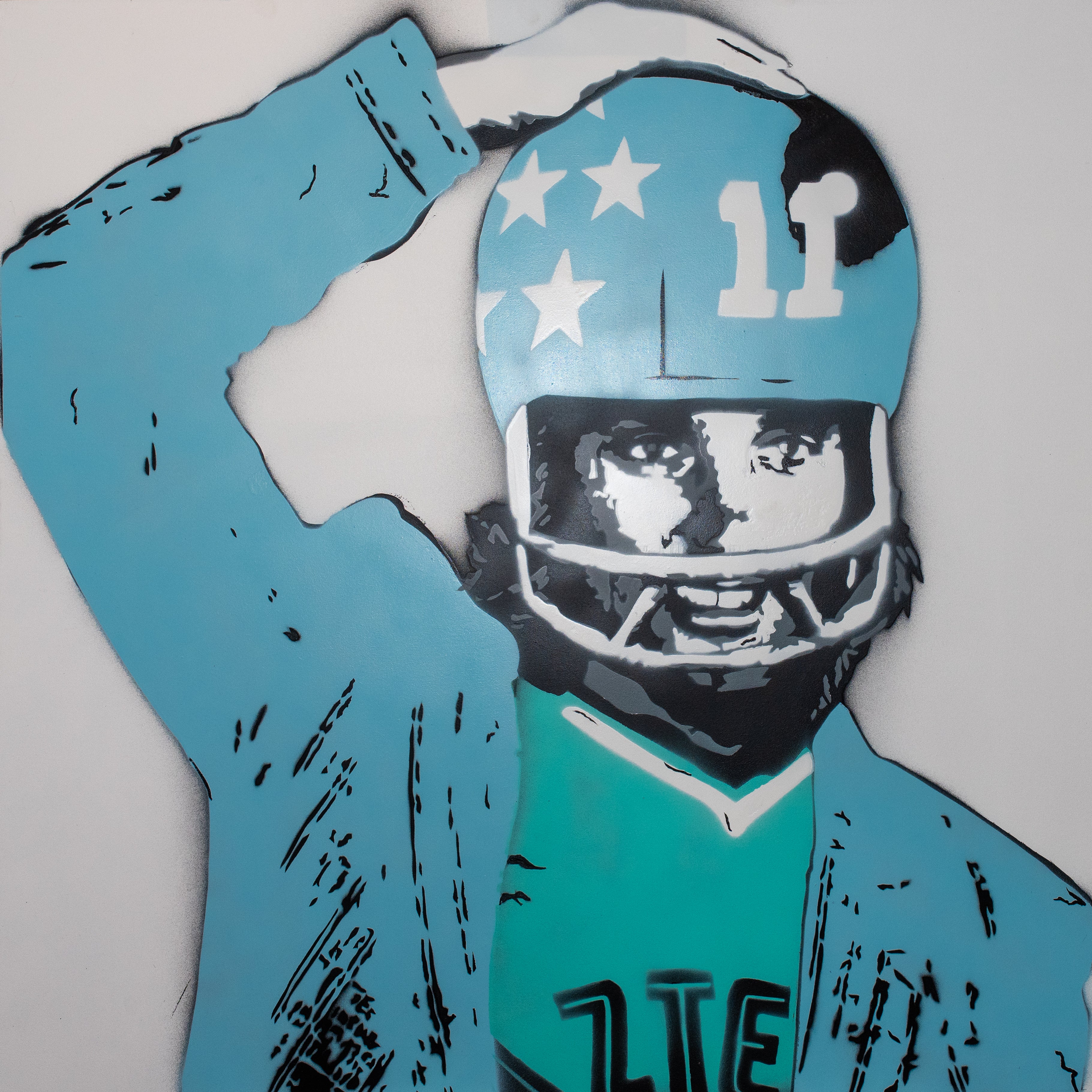 Original Artwork + Limited Edition Print 90cm U.S.A – Aidan Phelan Art